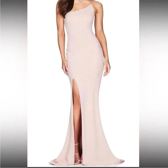 Nookie Pink One-Shoulder Maxi Dress NWT - Picture 6 of 9